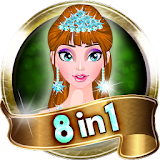 8 in 1 Princess Games icon