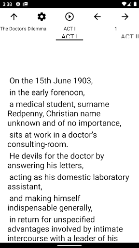Book, The Doctors Dilemma Screen 2