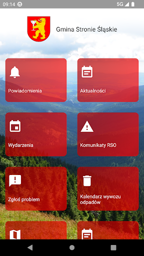 Android application Gmina Stronie Śląskie screenshort