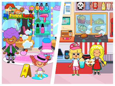 My Pretend Home & Family Town poster 9