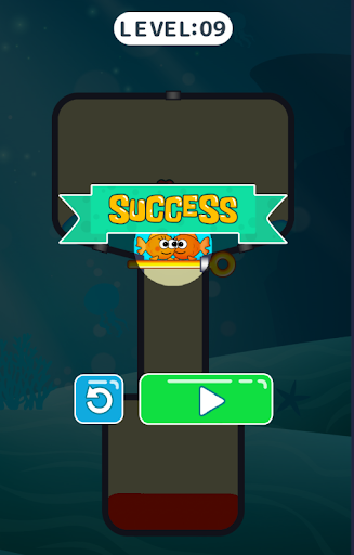Android application FishLove: pull the pin game screenshort