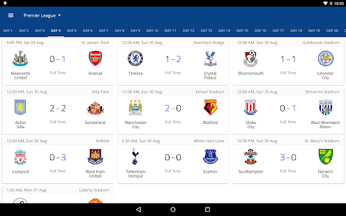 EPL Live Screenshot