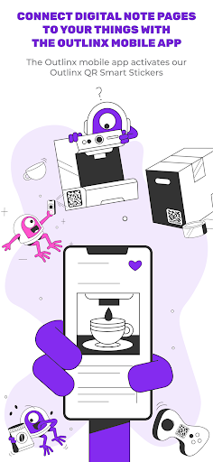 Android application OUTLINX screenshort