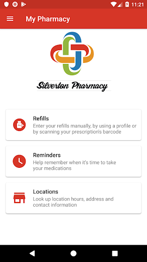 Android application Silverton Pharmacy screenshort