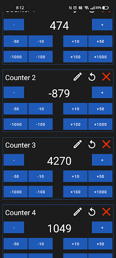Android application Simple Thing Counter screenshort