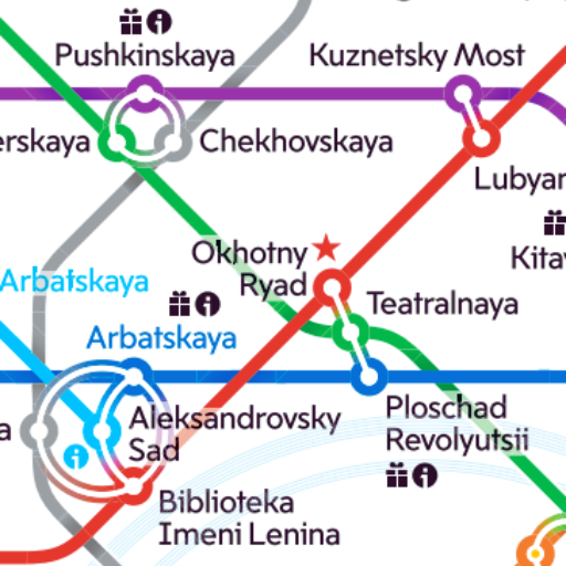 Карта Московского Метро