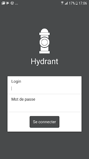 Android application Hydrants Standard screenshort