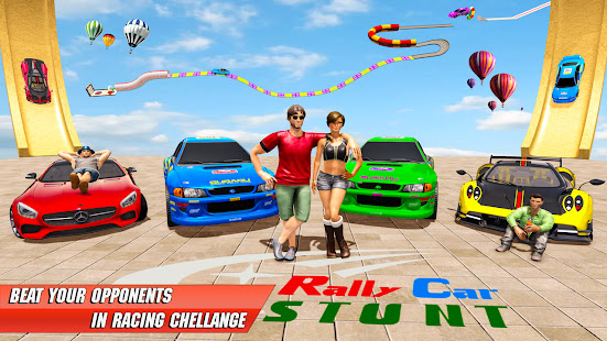 Rally Car Stunts - Car Games screenshots 1