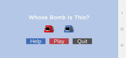 Android application Whose Bomb Is This? screenshort