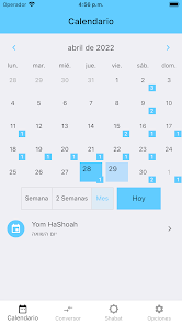 Screenshot 1 Calendario Judío android