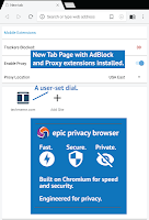 Epic Privacy Browser with VPN APK Gambar Screenshot #7