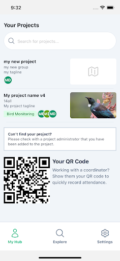 Android application The Conservation Hub screenshort