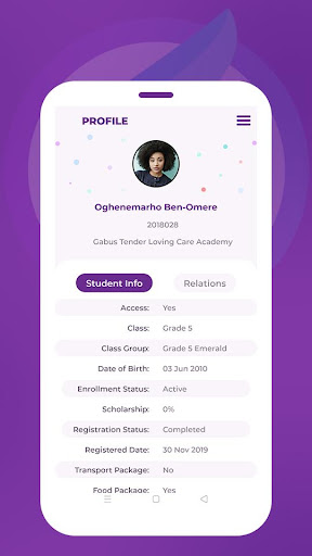 Android application SCADWARE | STUDENT screenshort