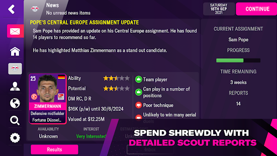 Football Manager 2022 Mobile Varies with device APK screenshots 12