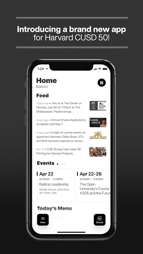 Android application Harvard CUSD 50, IL screenshort