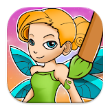 Princesses & Fairies Coloring icon