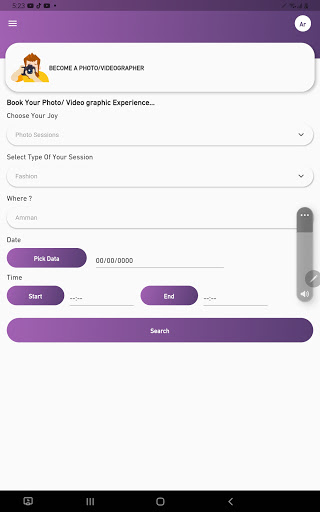 Shot photoshoots, reservations