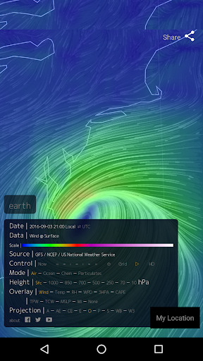 Wind Map Hurricane Tracker, 3D - Weather - apps