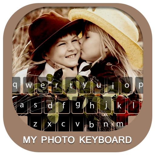 My Photo Keyboard Theme & Font Logo