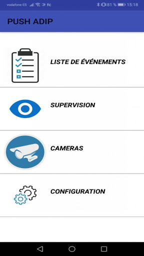 Aperçu de l'application