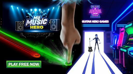 Guitar Music Hero: Rhythm Game Screenshot
