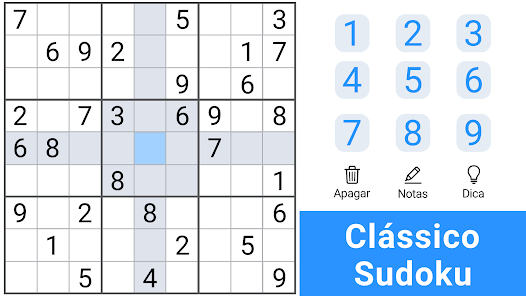 Sudoku para crianças jogo de lógica simples