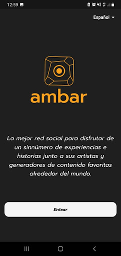 Android application Ambar screenshort