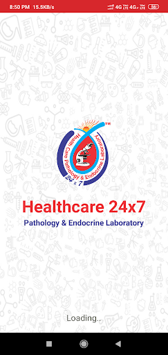 Android application HealthCare 24x7 Pathology Lab screenshort