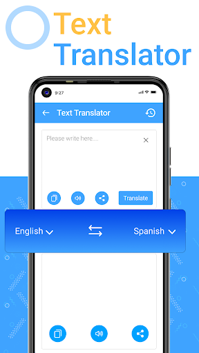 Speak & translate languages Screen 2