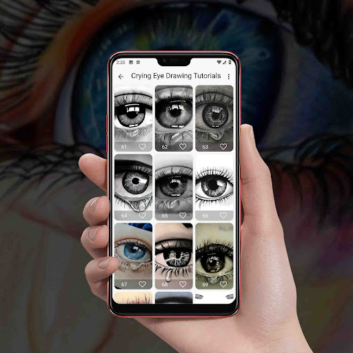 Crying Eye Drawing Tutorials screenshot 9