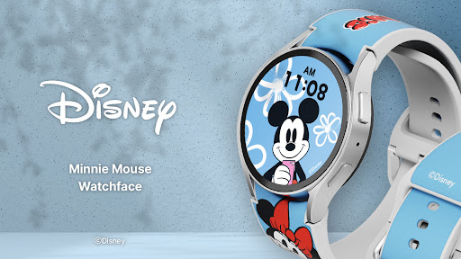 Android application Minnie Mouse_SkyBlue WF screenshort