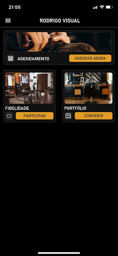 Barbearia Rodrigo Visual Screen 2