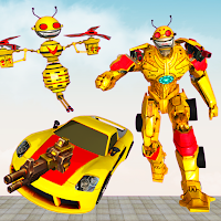 Grand Bee Robot Car Transform War - Robot Car Game