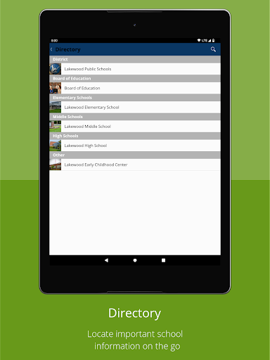Android application Lakewood Public Schools screenshort