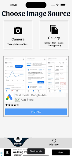 Android application Photo Text Translator & Reader screenshort