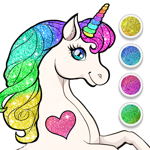 ユニコーン塗り絵 可愛い着せ替えぬりえゲーム Google Play のアプリ