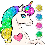 Cover Image of 下载 Unicorn Dress Up Coloring Book  APK