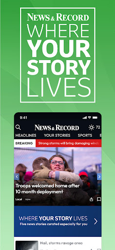 Android application News & Record screenshort