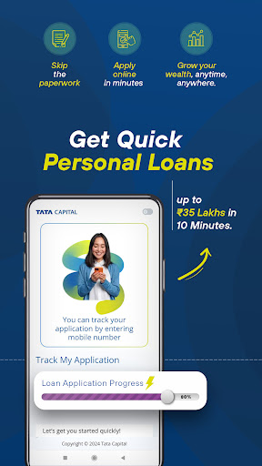 TATA Capital Loan App & Wealth Screen 2