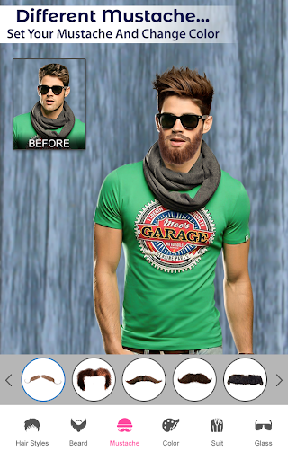 Man Photo Editor - Hair Style Screen 3