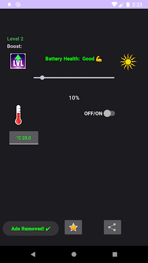 Android application BatteryWhisper screenshort