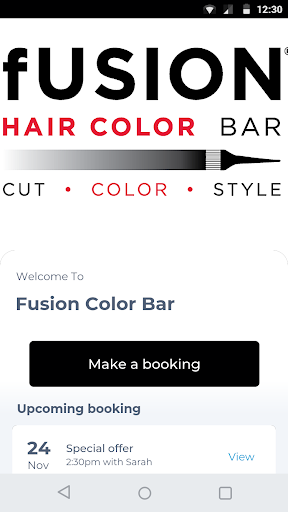 Android application Fusion Color Bar screenshort
