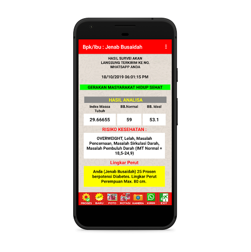 e-Survey IMT 1.0 Screen 3
