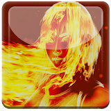 Flame Girl Food Live WP icon