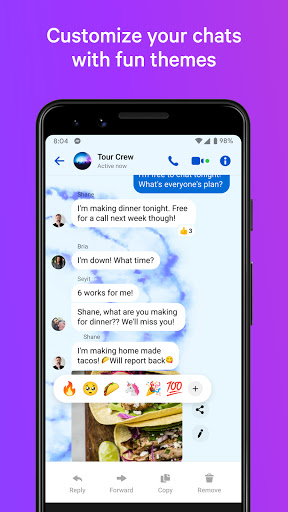 messenger text and video chat for