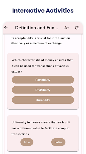 Money & Banking Quick Notes Screen 3