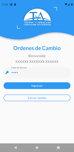 Ordenes de Cambio Screen 2