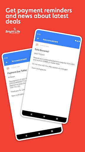 BrightLife Customer App Screen 3