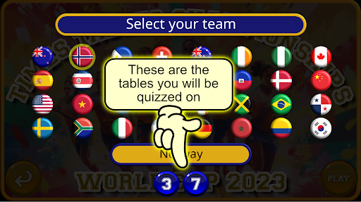 Tables Football World Cup 2023 Screen 2