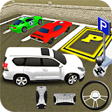 Prado Car Luxury Parking Free Driving Game icon